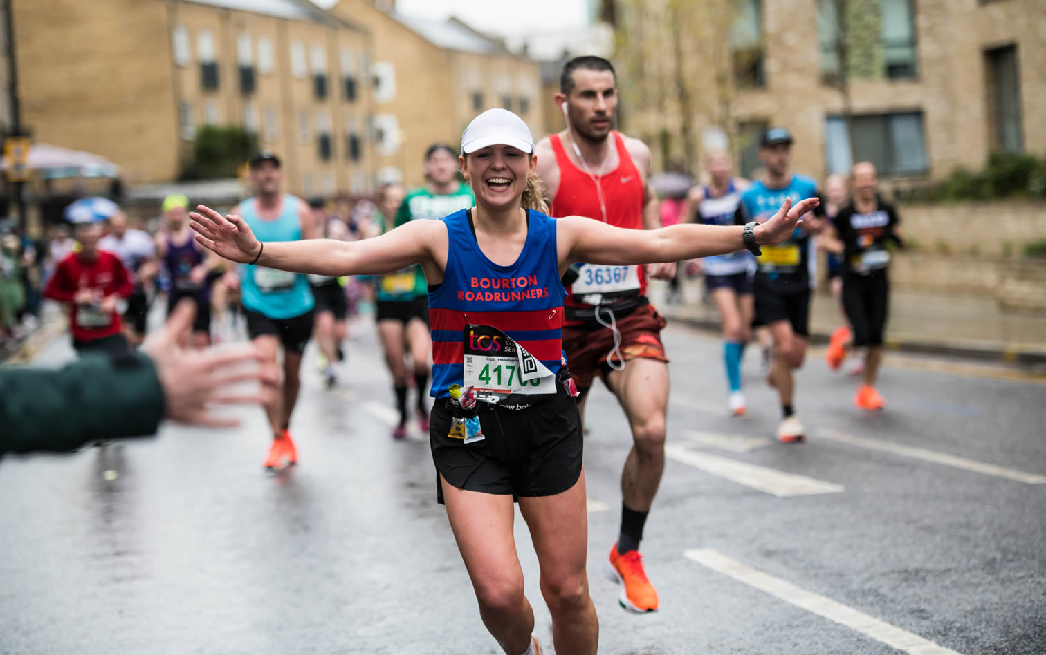 Eva Shoemark at London Marathon’s Island Gardens (16½ miles) - 23-04-2023