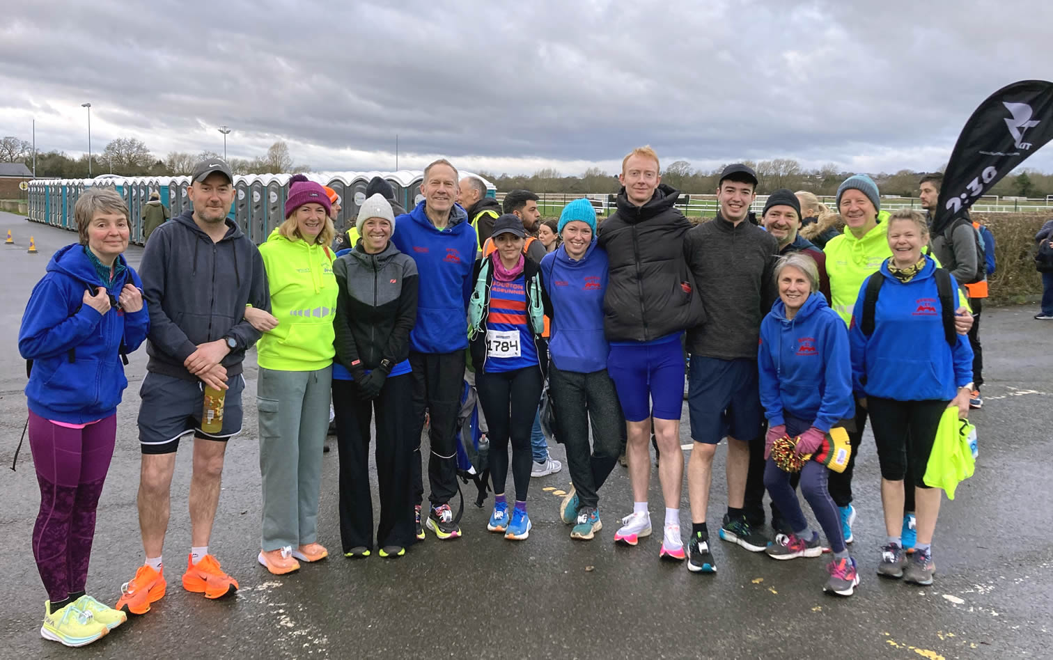 The Bourton Team at Warwick Half Marathon - 4-02-2024