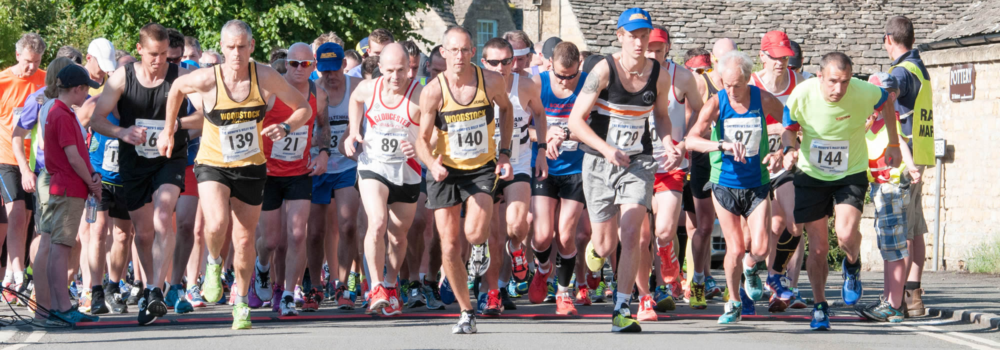 Start of the 2017 Humph's Hilly Half