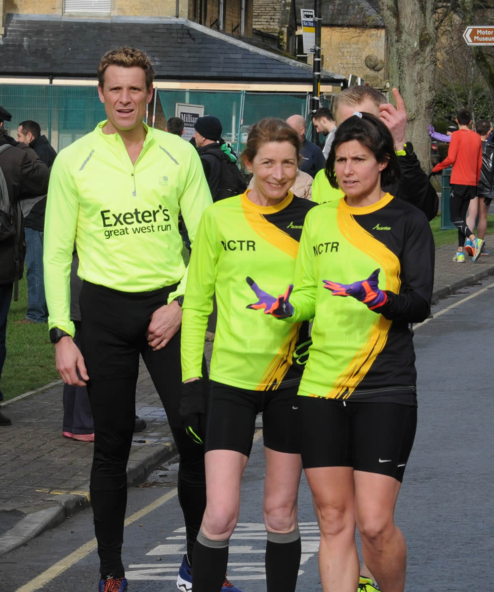 James Cracknell OBE mixing with local runners