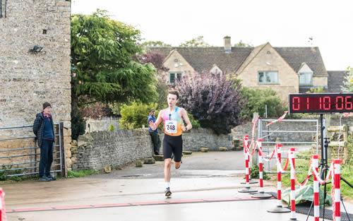 Bourton Half - 2025 race Dylan Gillet of Weston Tempo - Click for a larger copy Bourton Half - 2025 race Dylan Gillet of Weston Tempo