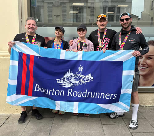 Brighton Marathon team - 7th April 2024. Click on image for a larger version