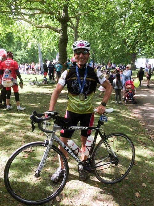 Graham Lane at Prudential Ride London-Surrey 100 challenge