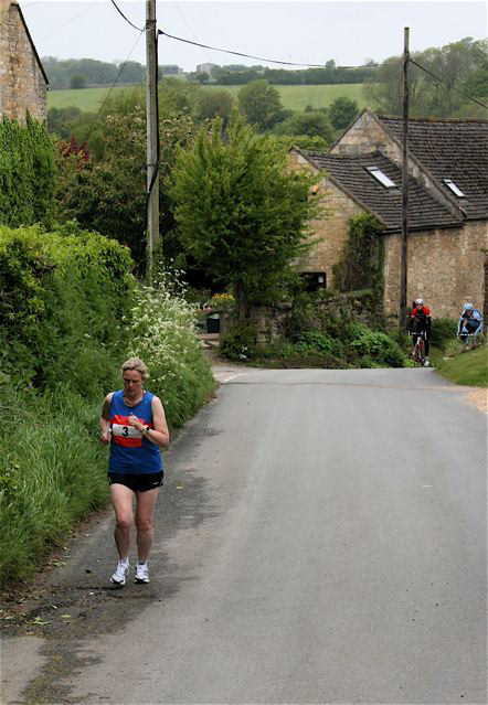 Pauline working hard - Hilly 100