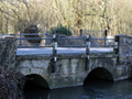 River Windrush by the Fox Inn at Great Barrington