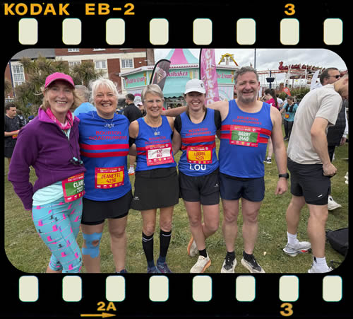 Claire, Jen, Liz, Louise and Barry at Barry Island 10K - 17th May 2026