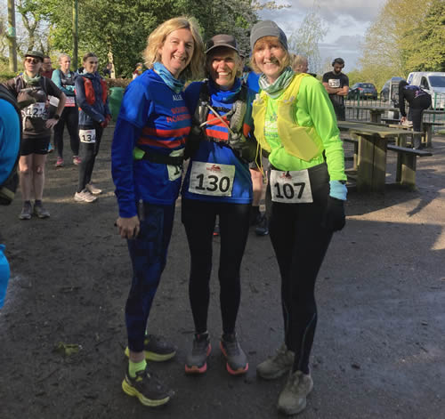 Allie, Steph and Claire at Bluebell Challenge - 23rd April 2024