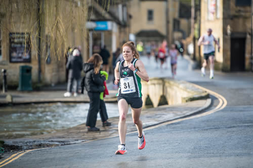 Isabel Brinsden of CLC Striders was the 2026 first woman in a time of 35:36