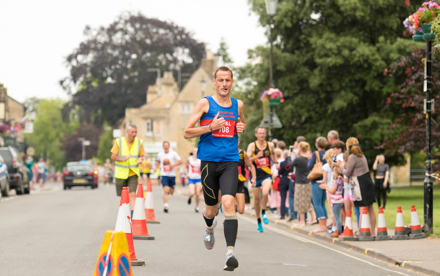 Darren Long of Bourton Roadrunners - Bourton 1 Mile 13-07-2019