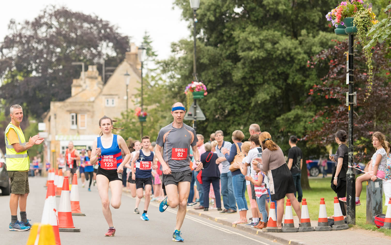 Gabby Jones of Bourton Roadrunners - Bourton 1 Mile 13-07-2019