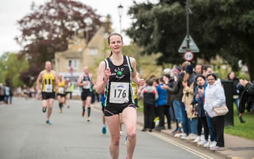 Winning lady at 2023 Bourton Mile, Kate Telford