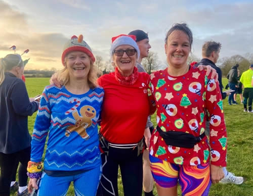 Susan (left) with friends at Stratford parkrun - 23-12-2023 Susan (left) with friends at Stratford parkrun - 23-12-2023