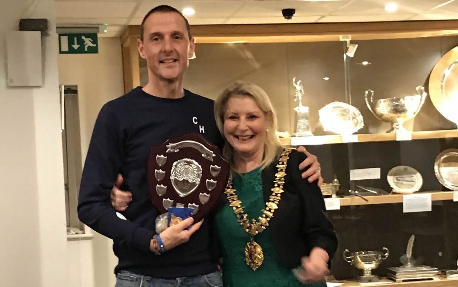 Darren Long 2nd Senior Man & 1st MV45 Gloucestershire AAA County Road Race Series Awards Evening - 17th January 2020