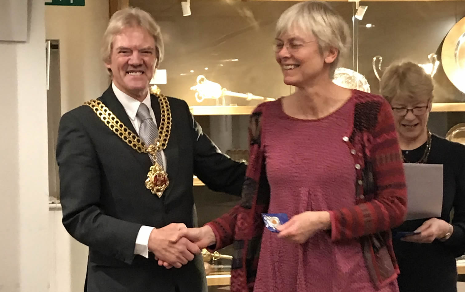 Gill Carrick 2nd LV60 Gloucestershire AAA County Road Race Series Awards Evening - 17th January 2020