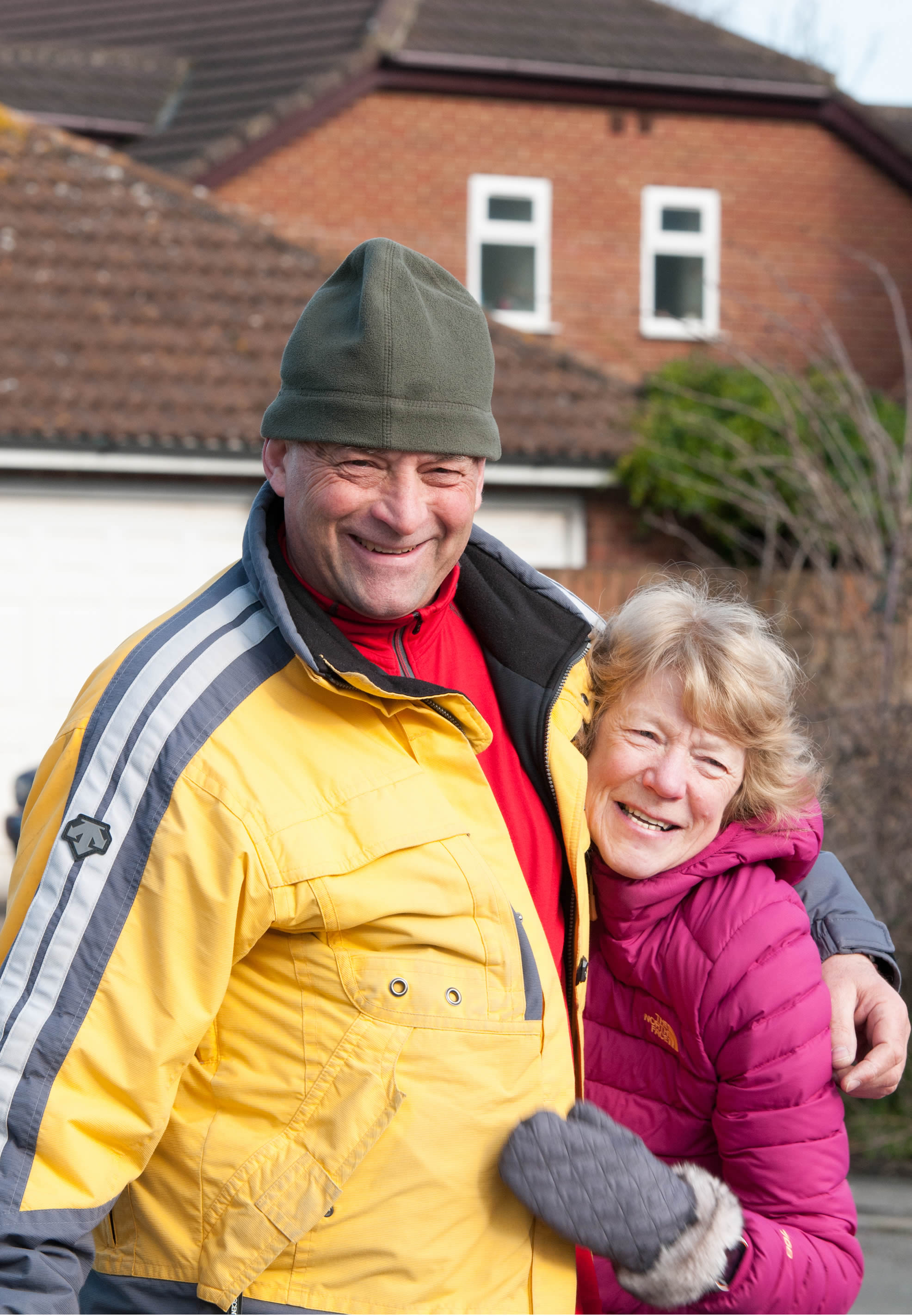 Timekeepers Steve and Lynn Hudson of Bourton Roadrunners