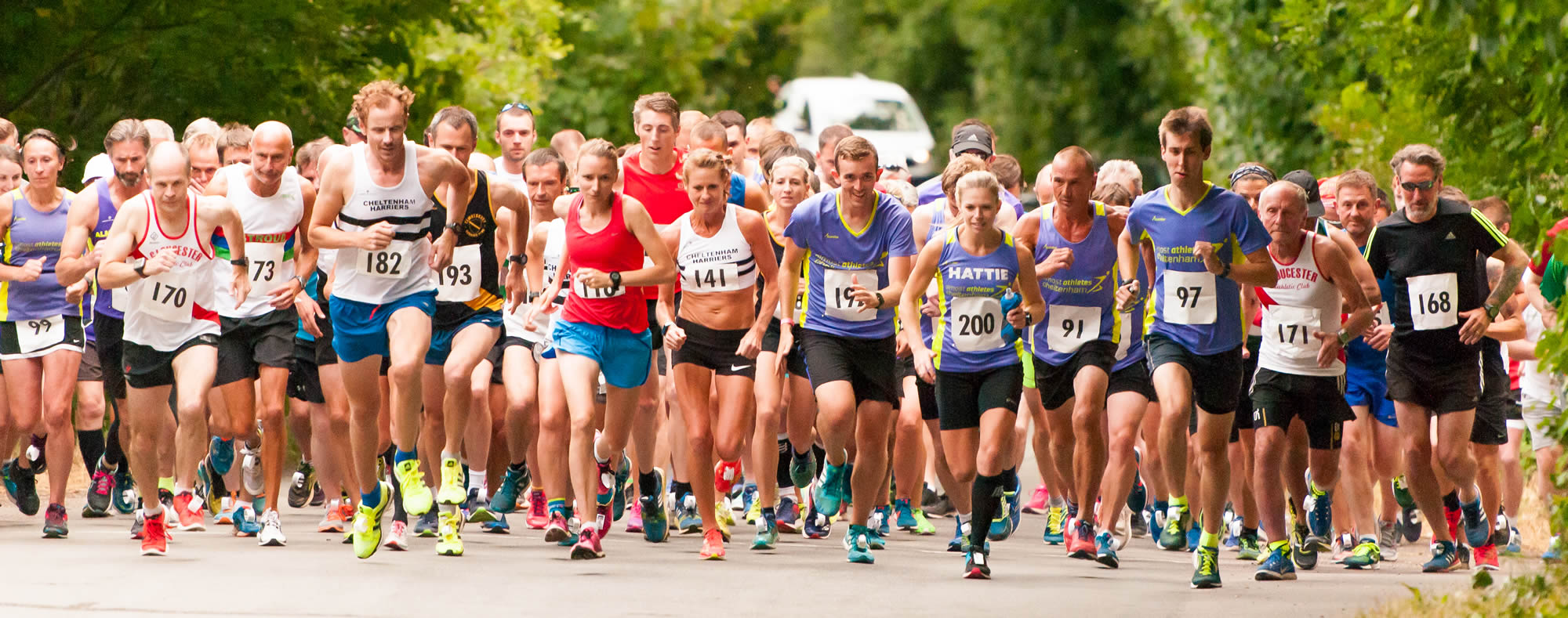 Start of the 2018 Haresfield 5k