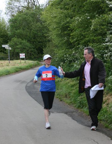 Nianh with Simon - 2009 Hilly 100