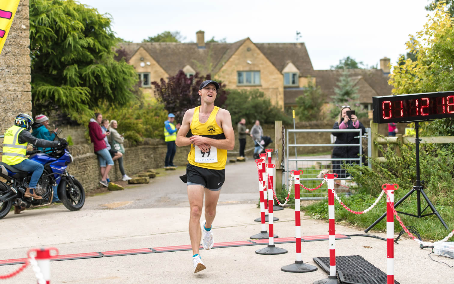Ben Kruze of Stratford Upon Avon, Winner of the 2024 Bourton Half - 29th September 2024