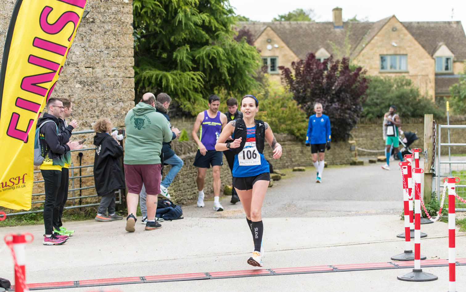 Bourton Roadrunners' Basia Legierska, LV40 County Silver at 2024 Bourton Half - 29th September 2024