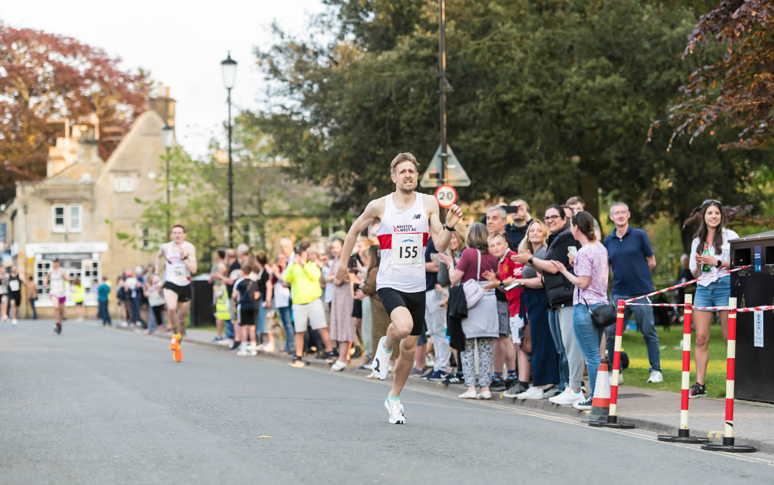Ben Robinson of Bristrol & West AC - winner of Bourton Mile - 10-05-2024
