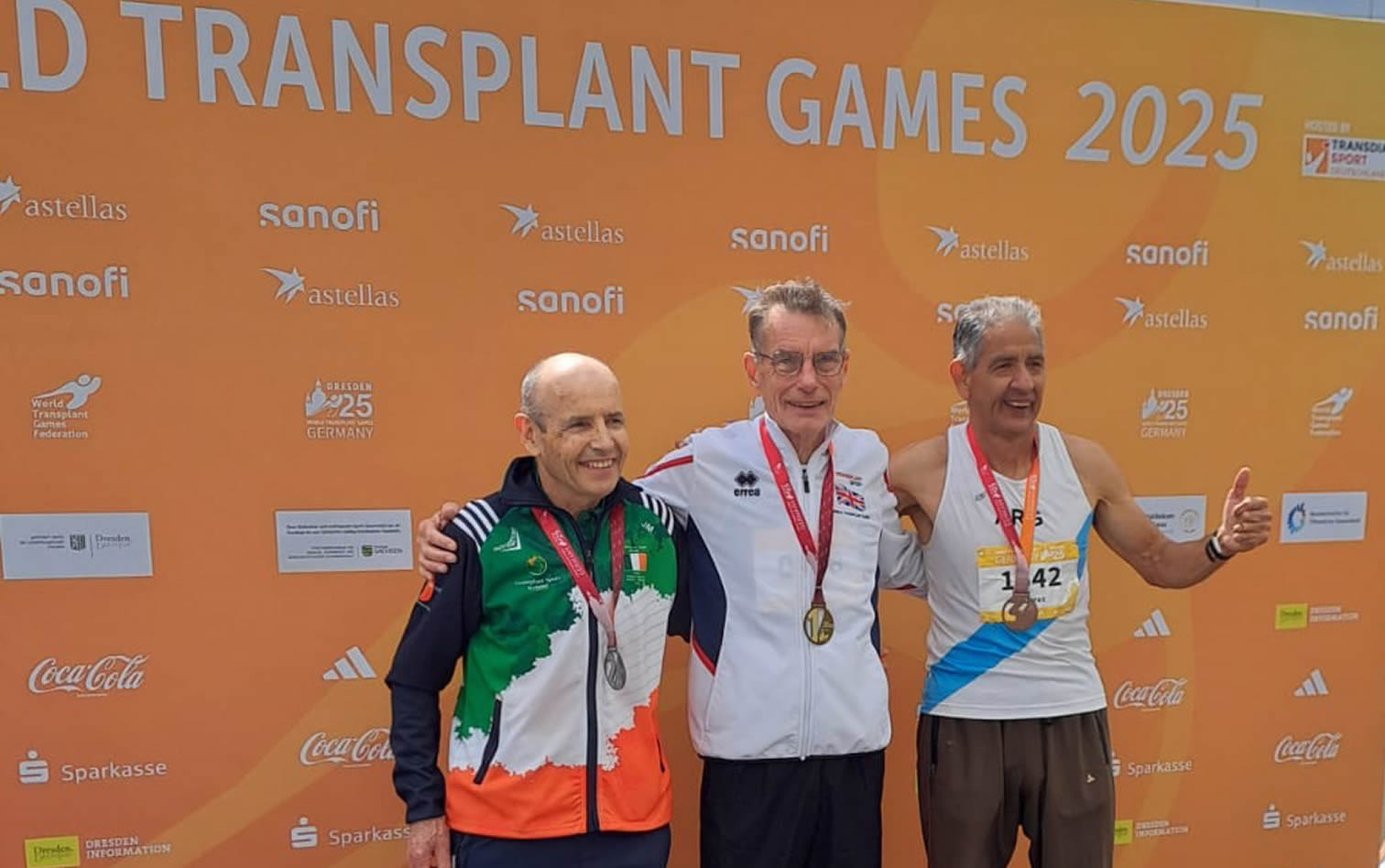 Lee Hutton - World Transplant Games, Dresden, Germany - 1500m Gold Medalist - August 2025