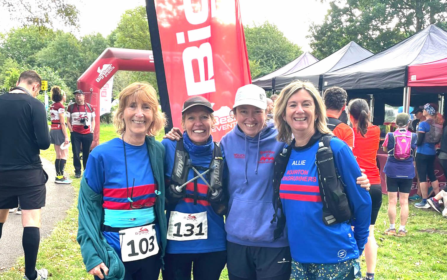 Claire, Steph, Louise and Allie at Otter Challenge Ultra - 10th September 2024
