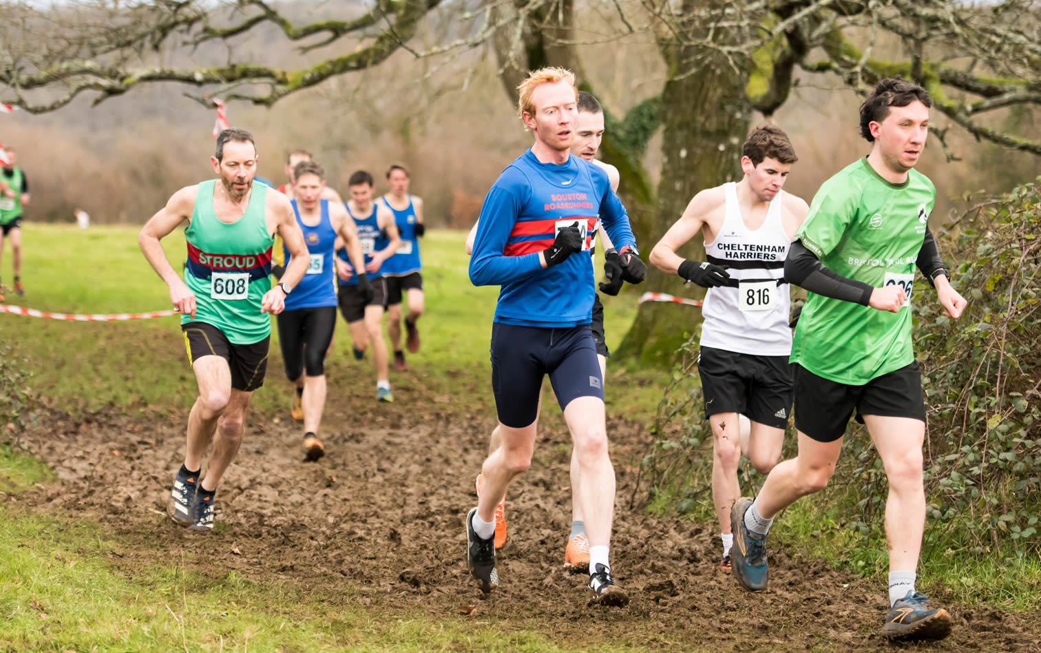 Peter Carrick at the Four Counties Cross Country - University of Bath - 8th December 2024