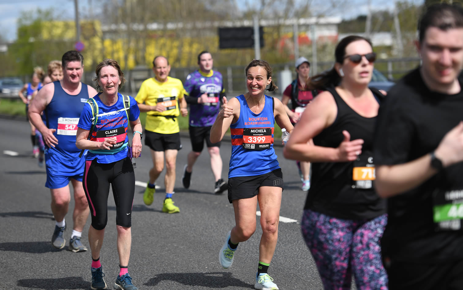 Claire & Michela at Reading Half Marathon - 14-04-2024