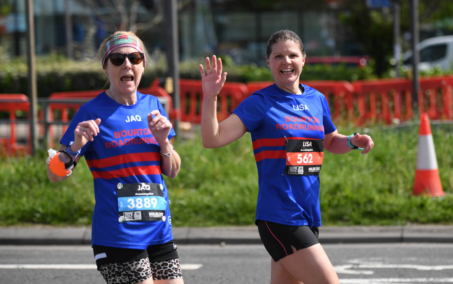 Jaq & Lisa at Reading Half Marathon - 14-04-2024