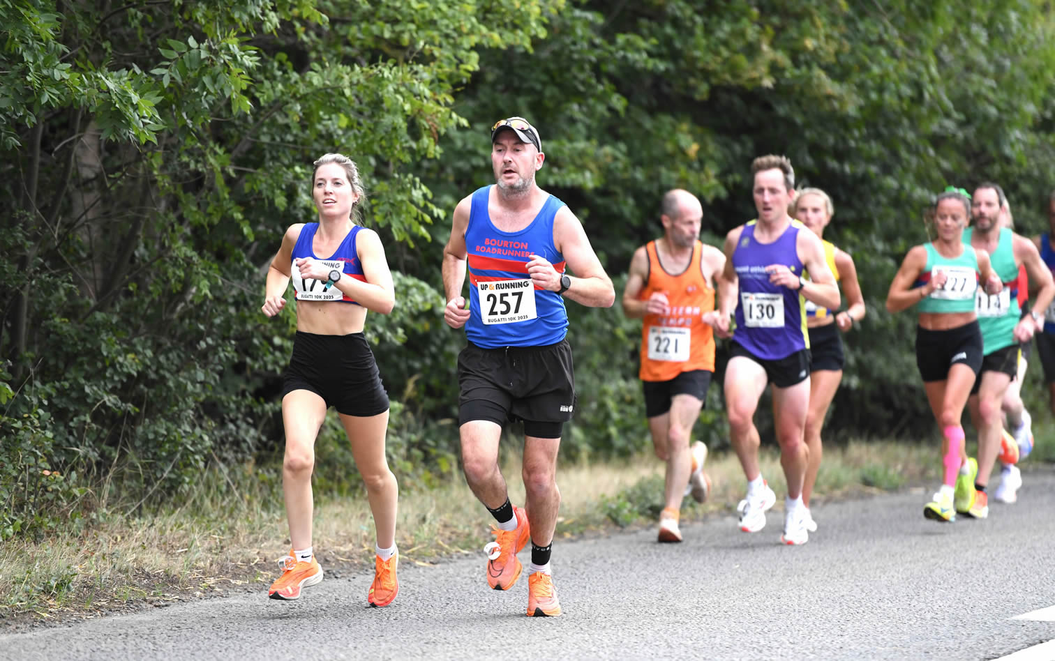 Steph and Alex at Bugatti 10k - 6th August 2025