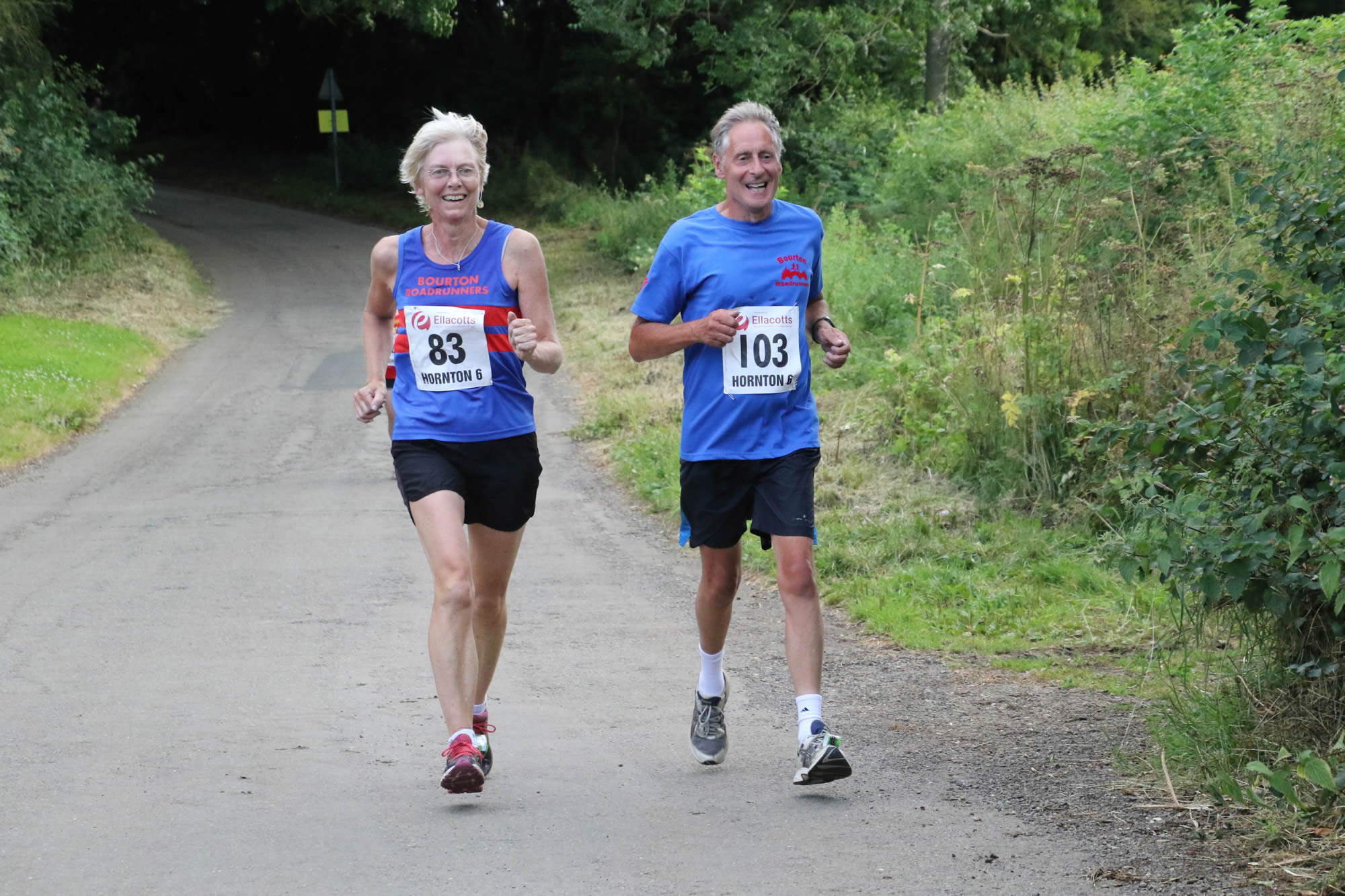 Gill Carrick & John Harding - Hornton 10k 20-07-2019