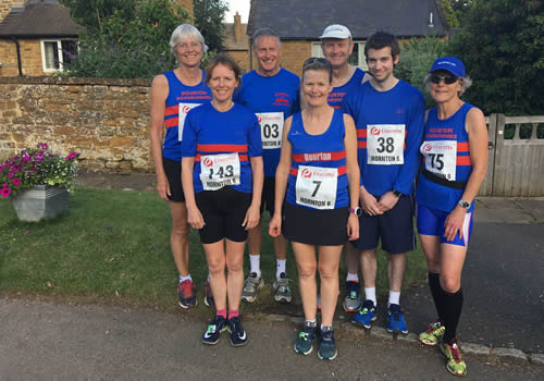 The Bourton Roadrunners team - Hornton 10