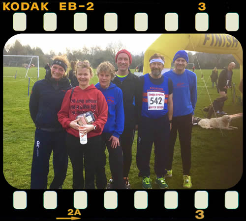 Bourton Roadrunners at Ilmington 10k, 17th Febuary 2019