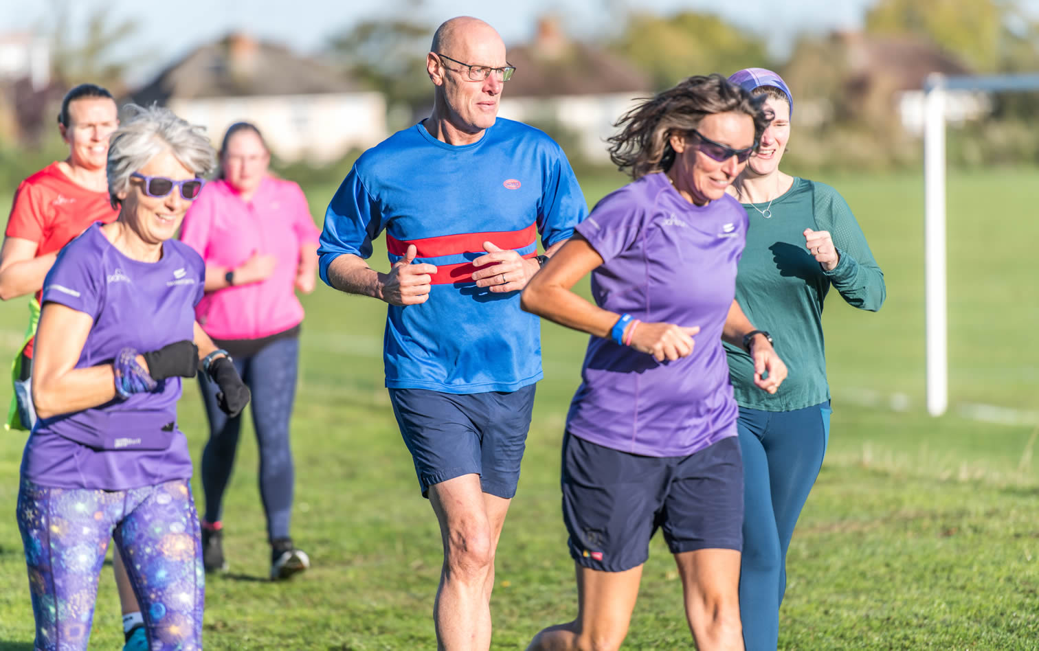 Bourton's Chris Dry at King George V Playing Field parkrun, Cheltenham - 8-10-2022