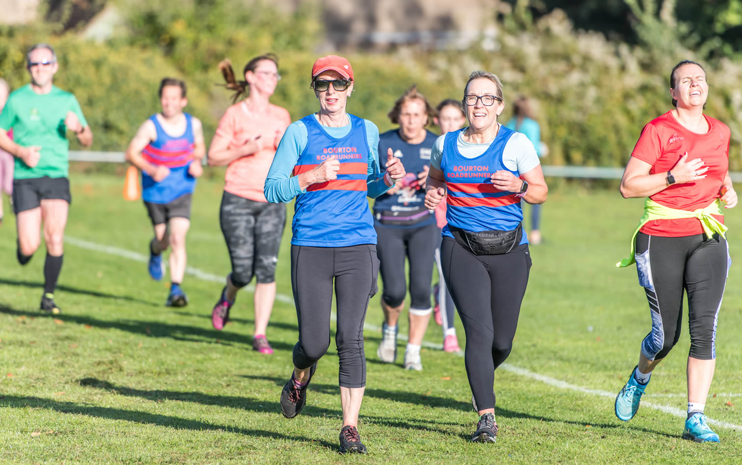 Bourton's Chris Lynch & Gillian James at George V Playing Field parkrun, Cheltenham - 8-10-2022