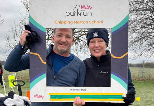 Barry and Jenny at Chipping Norton School parkrun - 4th January 2025.
Click on image for a larger version Barry and Jenny at Chipping Norton School parkrun - 4th January 2025