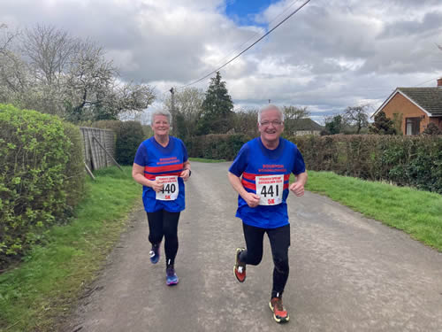 Julie and Patrick Smith at Pendock 5k - 17th March 2024.
Click on image for a larger version Julie and Patrick Smith at Pendock 5k - 17th March 2024. Click on image for a larger version