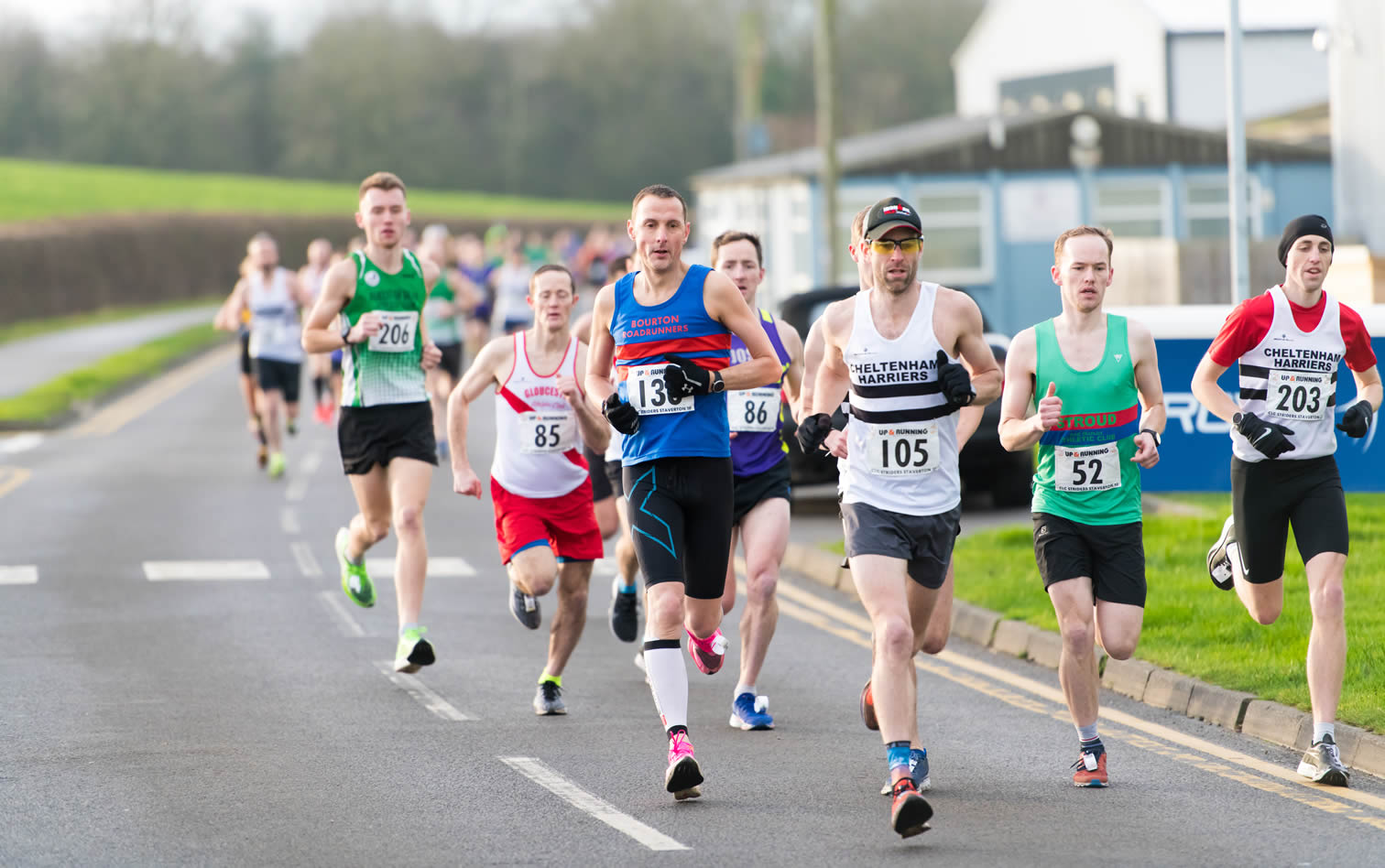 Bourton Roadrunners' Darren Long at Staverton 10m - 26-01-2020