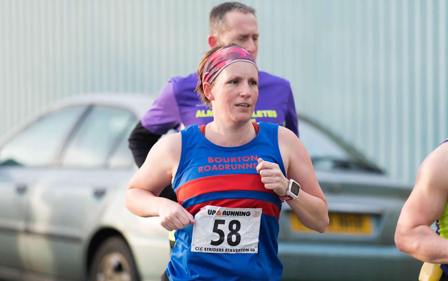 Bourton Roadrunners' Maxine Emes at Staverton 10m - 26-01-2020