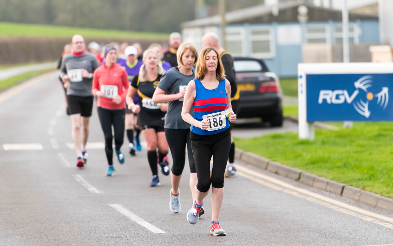 Bourton Roadrunners' Alison Quinn at Staverton 10m - 26-01-2020