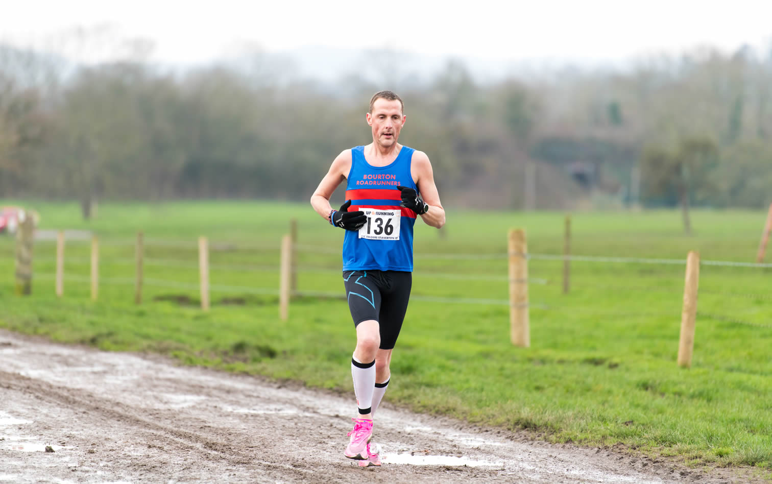 Bourton Roadrunners' Darren Long at Staverton 10m - 26-01-2020
