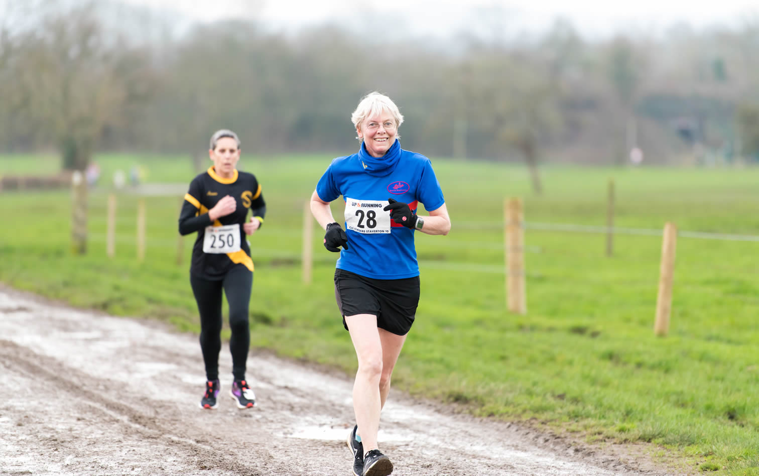 Bourton Roadrunners' Gillian Carrick at Staverton 10m - 26-01-2020