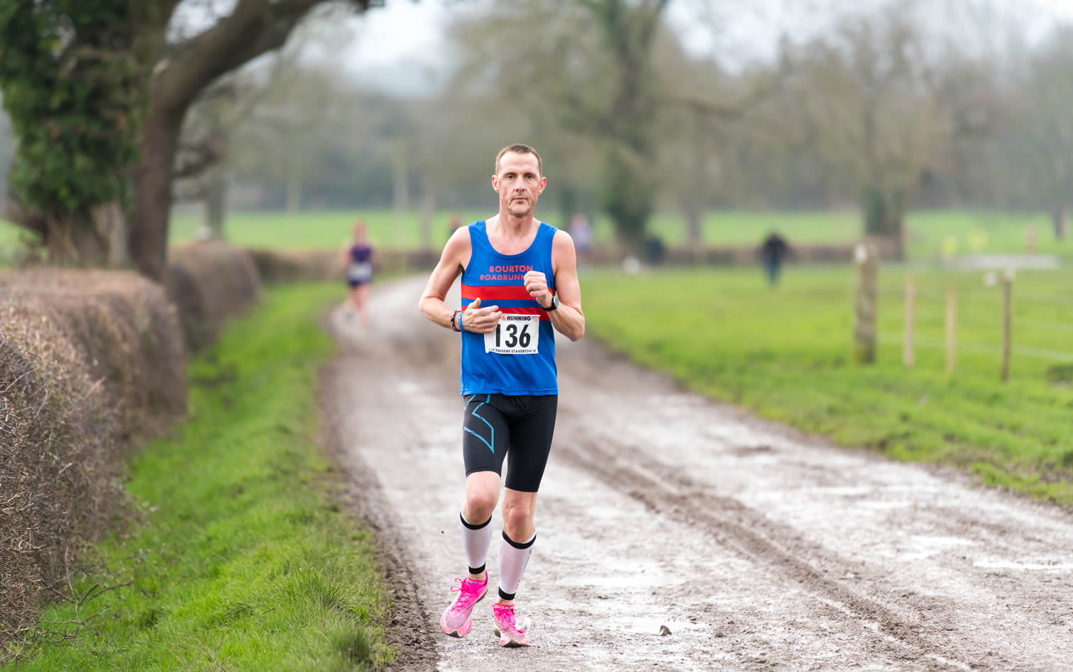 Bourton Roadrunners' Darren Long at Staverton 10m - 26-01-2020
