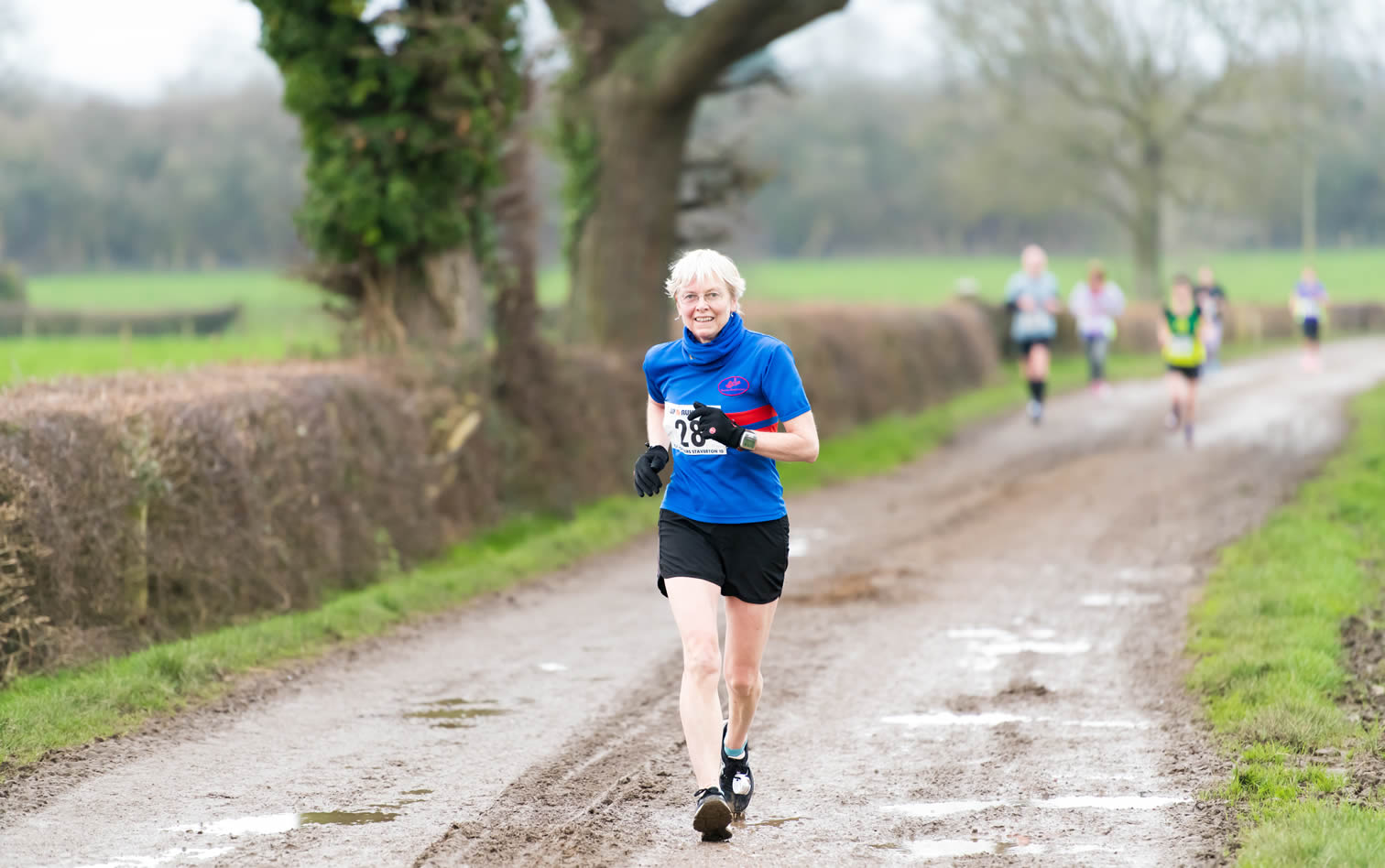 Bourton Roadrunners' Gillian Carrick at Staverton 10m - 26-01-2020