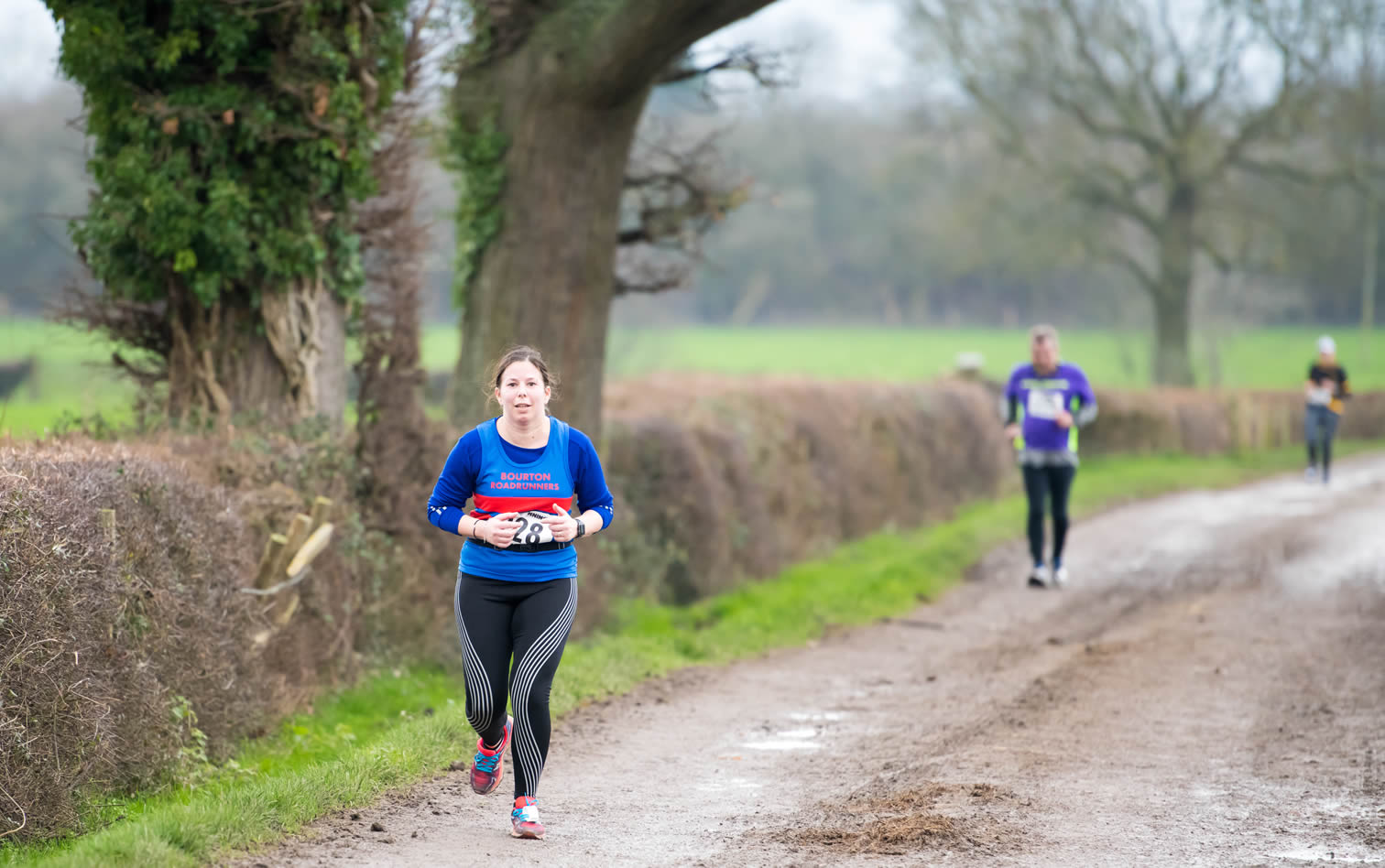 Bourton Roadrunners' Janice Townsend at Staverton 10m - 26-01-2020