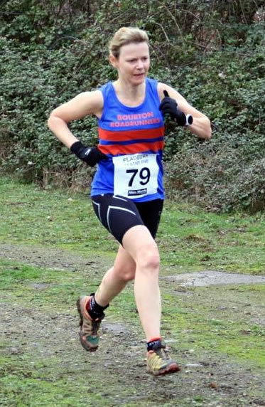 Susan Hunt at Fladbury Festive 5, Jan 2019