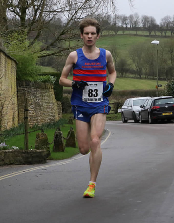 Tim Carter on his way to 2nd at Gloucester 20