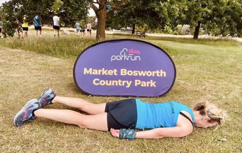 Photo of the week. Susan after Market Boswell parkrun - 28th June 2025.
Click on image for a larger version Photo of the week. Susan after Market Boswell parkrun - 28th June 2025