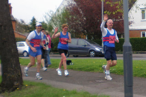 Calum, Shirl & John as the lonely bit starts